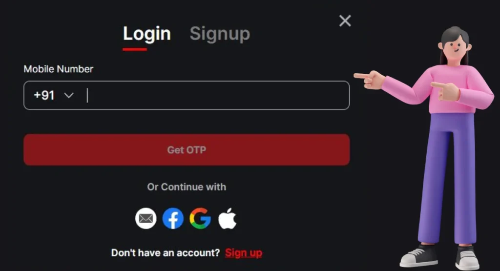 this image shown in How to Hoichoi login