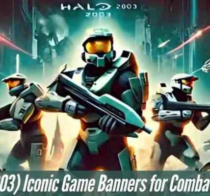 Halo (2003) Iconic Game Banners for Combat Gamers