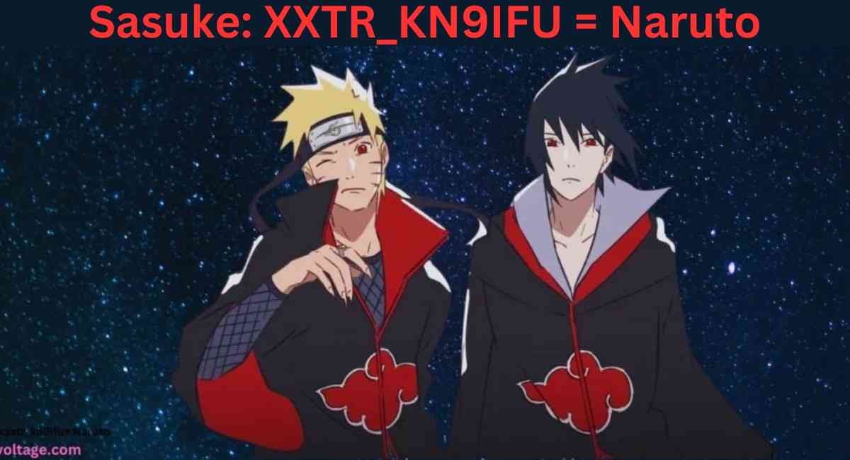 Sasuke: XXTR_KN9IFU = Naruto: The Complex Core of Naruto's Universe